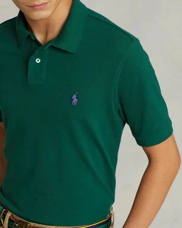 Forest Green Collar Tshirt