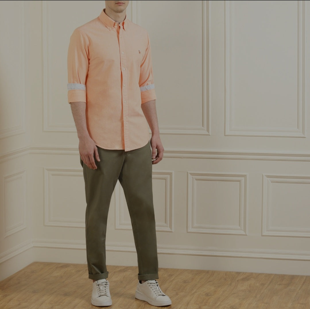 RL Orange casual shirt