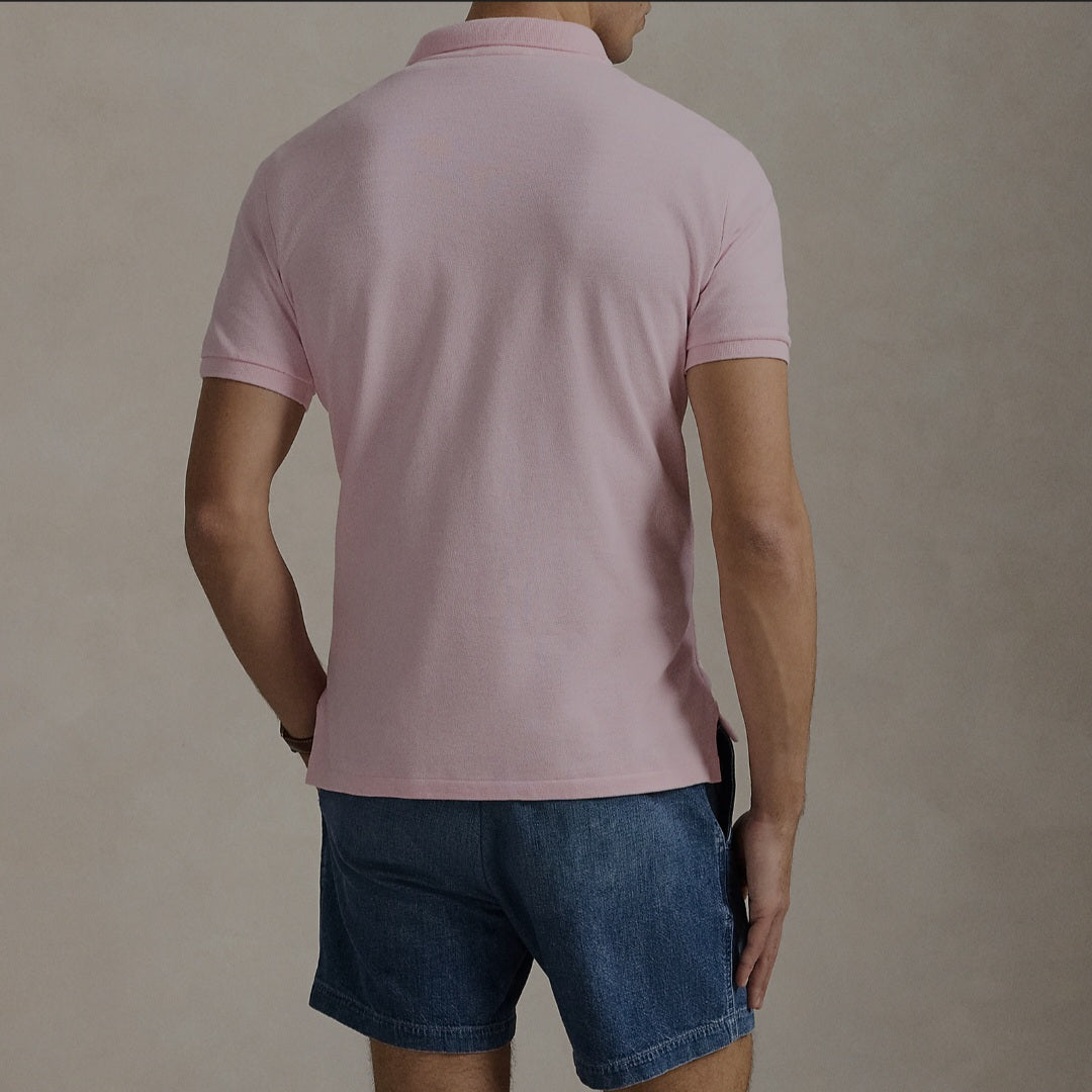 RL Pink Mesh Polo Shirt