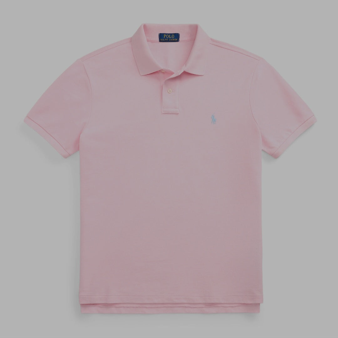 RL Pink Mesh Polo Shirt