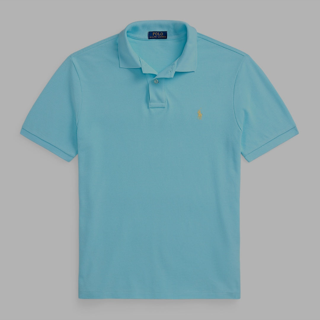 RL Blue Mesh Polo TShirt