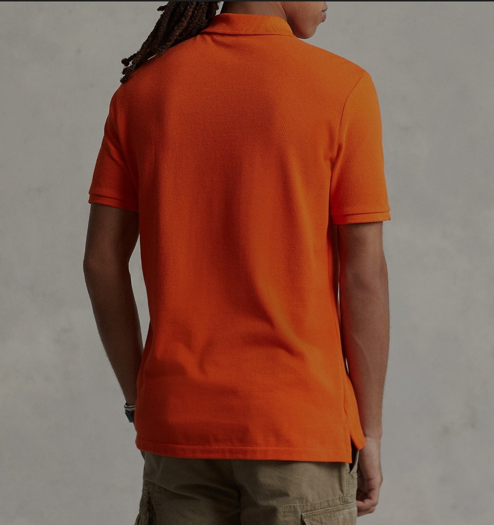 RL Orange Mesh Polo  TShirt