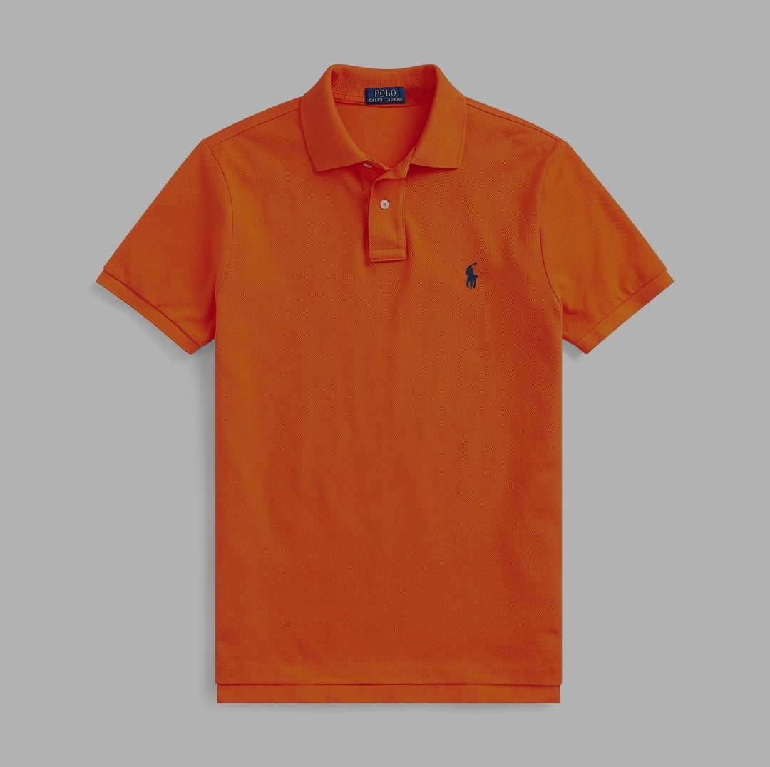 RL Orange Mesh Polo  TShirt