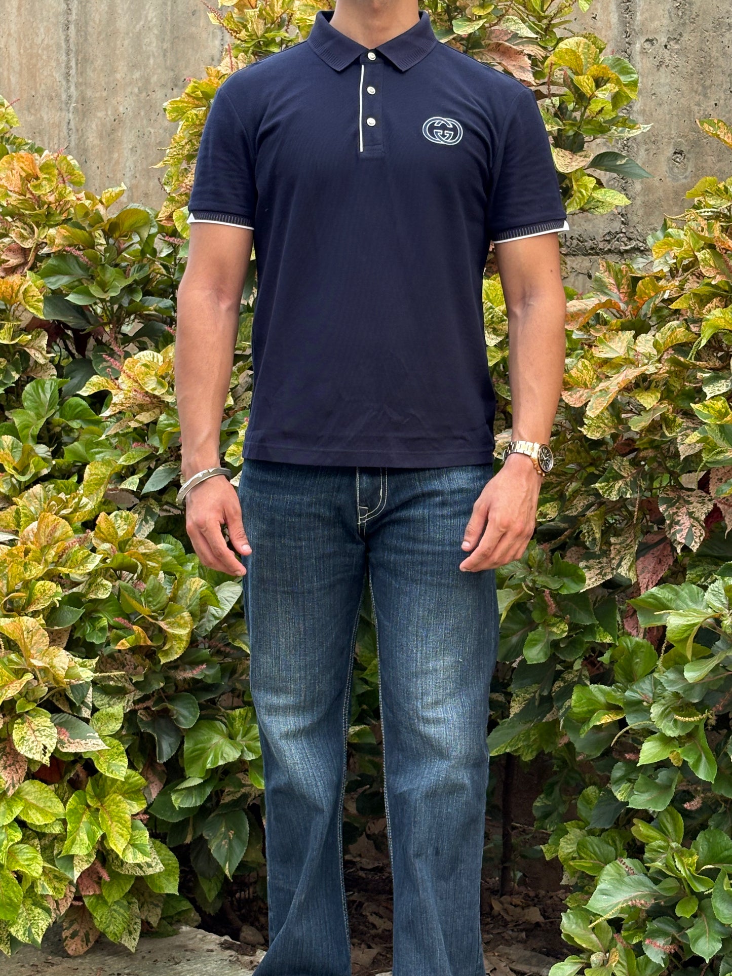 Navy Luxe Polo
